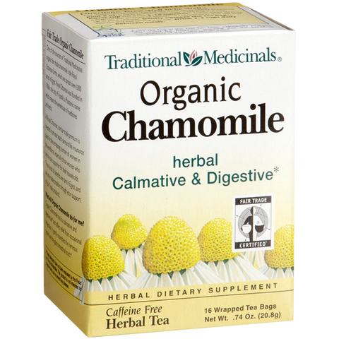 Traditional Medicinals Organic Fair Trade Certified Chamomile Herbal Tea